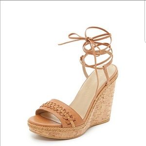NWT Stuart Weitzman Tiedover Ankle-Wrap Sandals